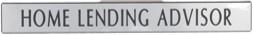 Home Lending Advisor Insert - Silver Plastic (1x8)