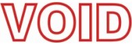 Self-Inking Stock Stamp - VOID